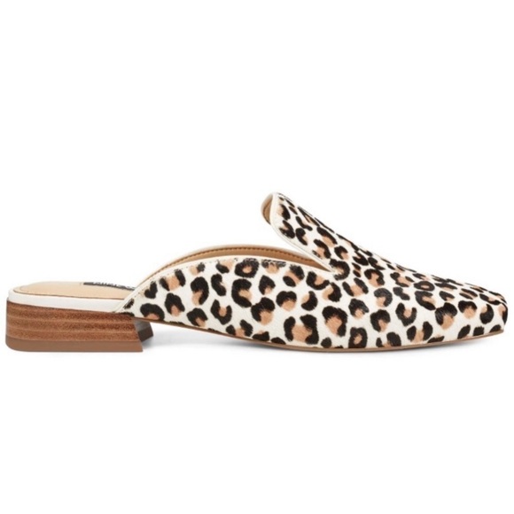 Nine West Calf Hair Square Toe Mules - Picture 2 of 10